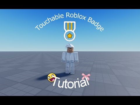 Touchable badge tutorial on Roblox Studio