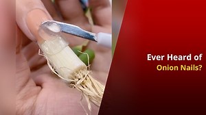 10K views · 23 reactions | A video of a woman creating nail art with an onion has gone viral online. Netizens were left shocked and had the best reactions. Watch to know how she did it. #NewsMo #Vertical #India #Nailpaint | India Today | Facebook