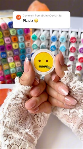 Handmade Emoji Sticker Idea 🤐✂️ #art #emoji #sticker #diy #craft #youtubeshorts #aesthetic #zipper