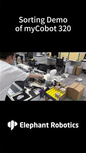 myCobot 320 | Explore How to Build a Vision-Based Sorting System with an 6 DOF #Cobot #automation