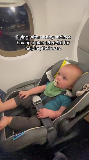 I have about 6 different strategies that I’ve used to make sure my babies ears don’t hurt on the flight. Should I make a video about them? What’s your fav ways to help your baby when flying on an airplane? Traveling with a baby or toddler can be stressful! Tap the link in bio for my ✨Traveling With A Baby Under Two Years Old Course ✨ to help you feel prepared on your next flight! #travelwithkids #familytravel #baby #flywithababy #toddler #momsoftiktok