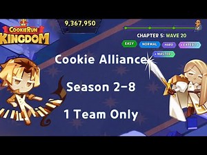 Cookie Alliance Season 2-8 Easy To Master Guide | Cookie Run Kingdom