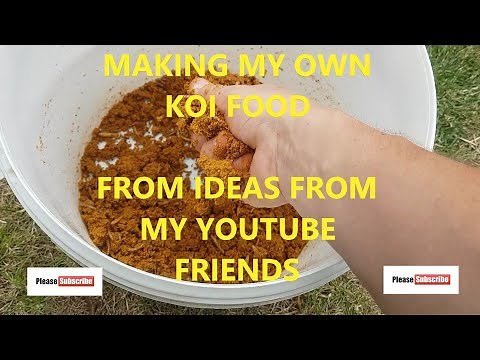 How To Make Your Own Koi Food