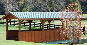 Second covered bridge in Shawsville, Virginia