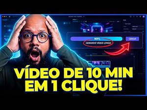 Como Criar Vídeos LONGOS com Inteligência Artificial Grátis (FÁCIL D+)