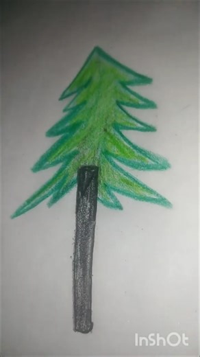 Colorful Tree Drawing | Beautiful Nature Art | Easy Tree Painting