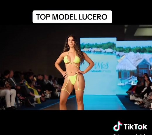 Top Model Lucero Bikini Fashion Show