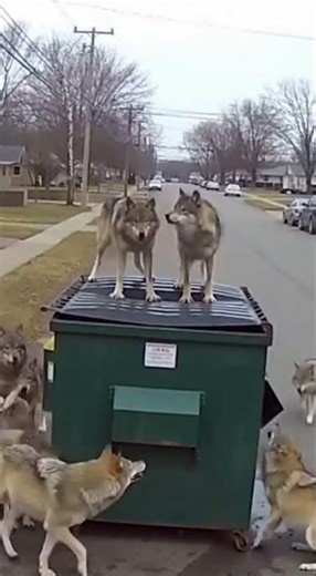 No Curiosity—Only the Pack! Wolves Came Fast!