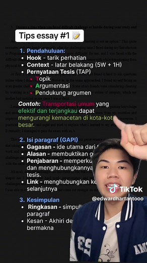 Tips Membuat Esai Yang Benar
