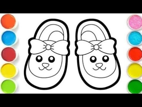 Drawing Shoes and Slippers | Fun and Easy Drawing Ideas for Kids | Step By Step