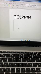 484K views · 3.8K reactions | Dolphin in Microsoft Word ✅ | The Instructor | Facebook