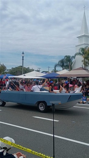 City of Fountain Valley Brings Patriotic Boat Float to the Huntington Beach 4th of July Parade 🇺🇸⛵
