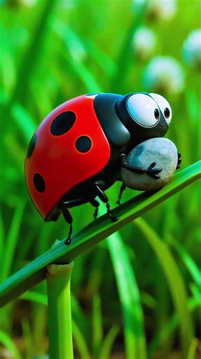 Ladybug vs Spider unexpected ending 🐞 #shorts #cute