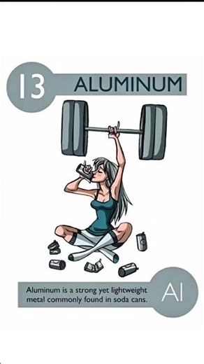 13 Aluminium – The Everyday Metal Explained #shorts #education #chemistry #periodictable