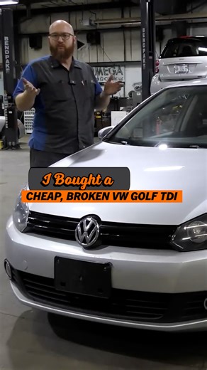 300K views · 2.7K reactions | I Bought a Cheap, BROKEN Dieselgate VW Golf TDI! WHY?!? | Car Wizard | Facebook