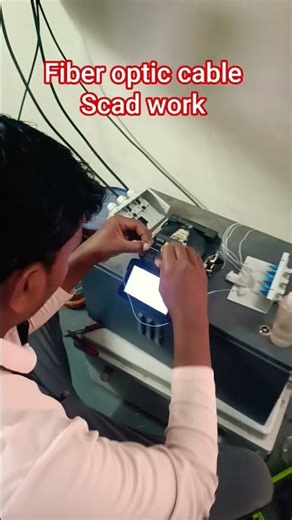 Part -1 OFC cable joint work in progress for connectivity upgrade ⚙️🔧 #OFC #FiberOptic #CableWork