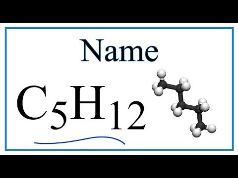 How to Write the Name for C5H12