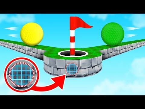Fooling my Friends with HIDDEN TROLL HOLE In Golf It!