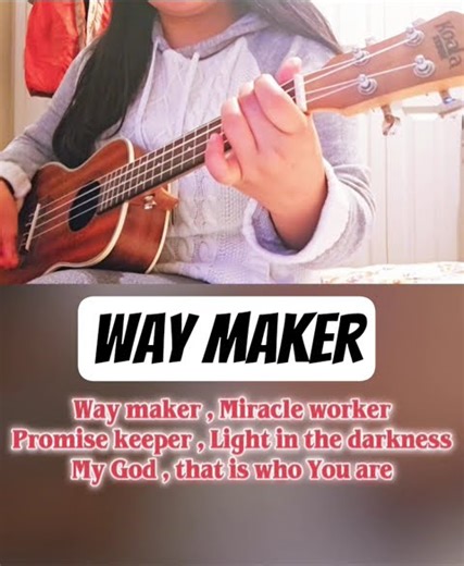 Way Maker (Uke) #waymaker #sinach #ukulele #christiansong
