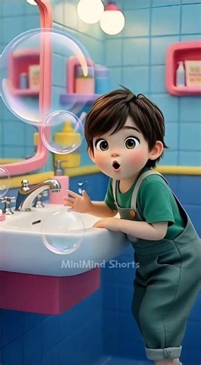 How Soap Actually Destroys Germs 🧼🦠 | #shorts #funnyshorts #cuteanimation