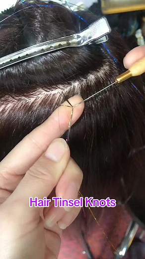 How to Install Hair Tinsel Extensions Easily