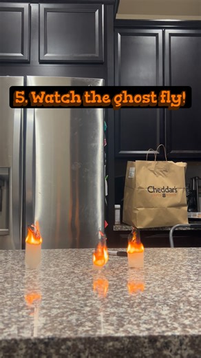 Doing fun STEM experiments with your kids can peak their interest in STEM which could possibly peak their interest in STEM careers. Save this and try it with your kids! When we light the tea bag, the flame heats the air inside. Hot air rises because it’s less dense, kind of like a tiny hot air balloon! As the bag burns, it gets super light, and the rising hot air lifts our ghost into the sky. Science is magic we can explain! #HalloweenSTEM #SpookyScience #HalloweenScience #STEMHalloween #GhostEx