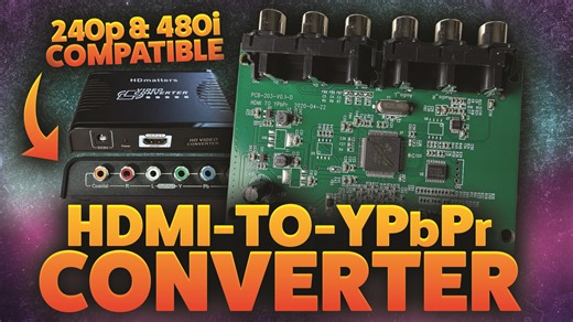 Cheap, Retro-Compatible HDMI to YPbPr DAC - RetroRGB