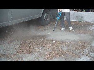 ONEVAN 5-Speed Brushless Snow & Leaf Blower - Powerful Wind Demonstration