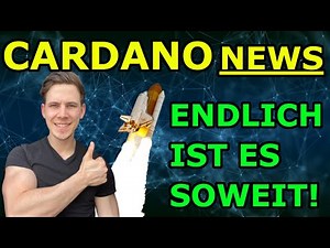 Cardano ENDLICH IST ES SOWEIT ! WICHTIGE NEWS | Kryptowährung ADA Kursprognose Cardano Deutsch
