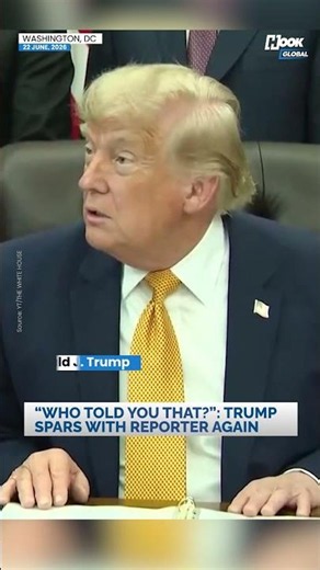 Trump CLASHES With Reporter In Tense Netanyahu Exchange