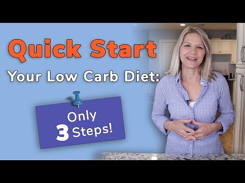 Quick Start Your Low Carb Diet: Steps 1, 2, and 3