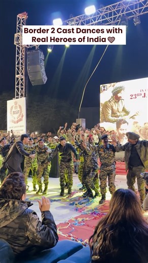 Border 2 Cast Dances with Real Heroes of India🇮🇳 ❤️ | Bollywood Bubble - Videos