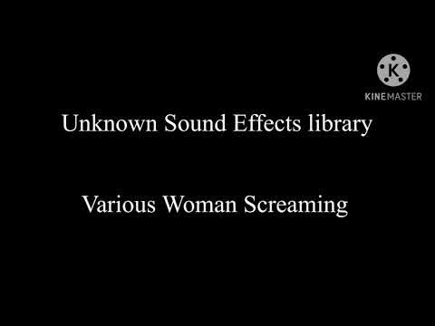 Unknown Sound Effects library: Various Woman Screaming