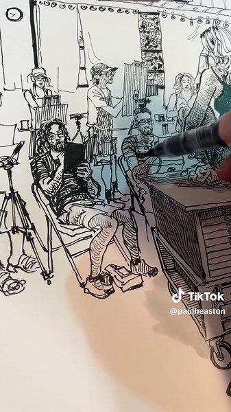 Sketching Techniques with Sailor Fude de Mannen Pen