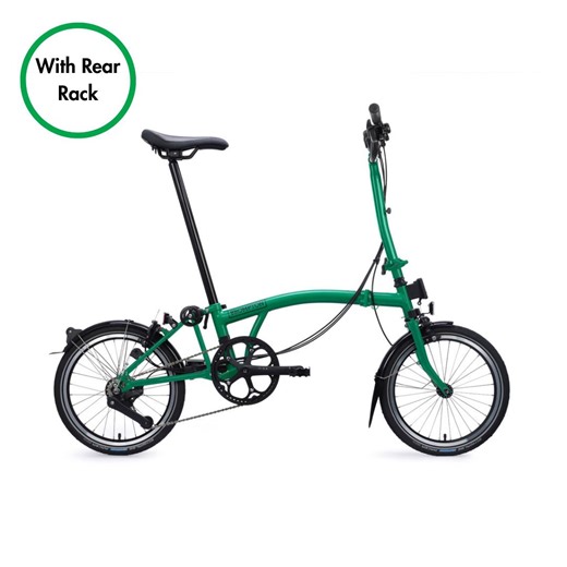 Brompton C Line 12 Speed High Handlebar with Rack