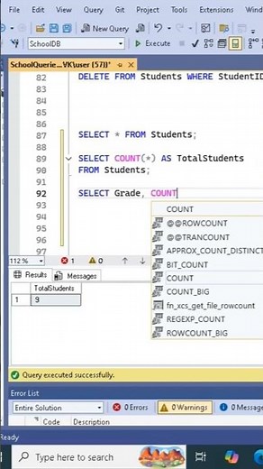 SQL Count
