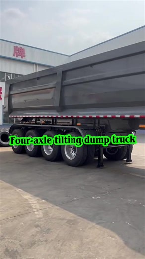 Four-Axle Tilting Dump Truck Features and Customization