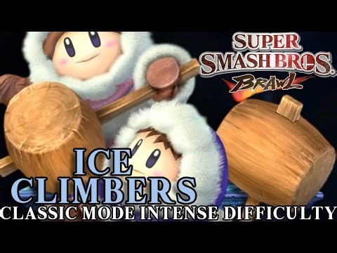 Super Smash Bros. Brawl: Classic Mode - Intense Difficulty with Ice Climbers (No Continues)