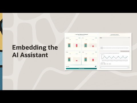 Embedding the Oracle Analytics AI Assistant
