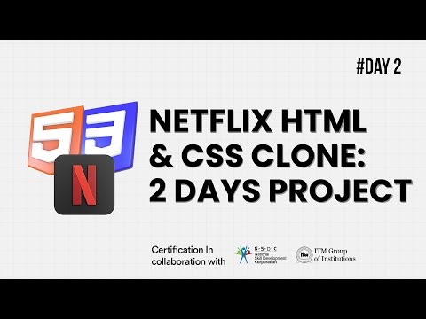 Day 2 | Netflix Clone with HTML & CSS - Styling & Responsive Design