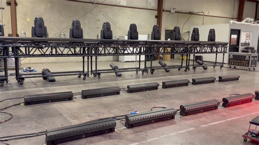 Prepping GLP X4 Bar 20 and Robe BMFL Spot for Megan Thee Stallion at Bonnaroo! Lighting design by Dane Kick. | Bandit Lites