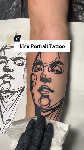 Jio tattoo - line artist on TikTok