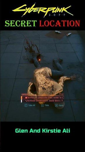 Secret loot location in Watson Kabuki #cyberpunk2077