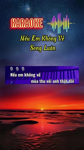 Nếu em không về #karaoke #NhacHay1983 #karaoketiktok #nhachaymoingay #nghenhacmoingay