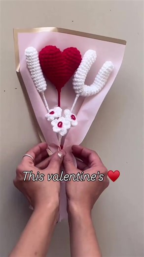 Unique Crochet Heart Bouquet Order Information