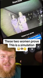 846K views · 6.5K reactions | These two women prove we live in a simulation #simulation #dark #glitch #matrix #sad #women #strange | itsweirdtime | Facebook