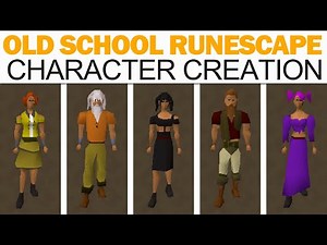 Old School RuneScape - Full Character Creation (Male & Female, Hair Styles, Outfits, More!)