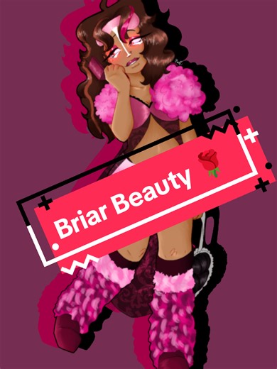 Briar was my favorite doll growing up 😫 I really struggled with her concept but I love how it came out!! who should I do next?? #redesign #art #arttok #everafterhigh #briarbeauty