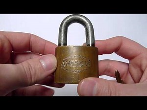 Old Junkunc Bros. American Lock Co. Padlock Restored