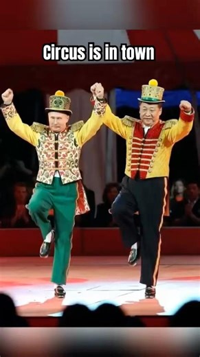 Putin and Jinping perform circus acts
